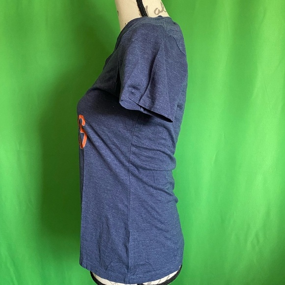 Denver Broncos Blue V-Neck T-Shirt - Picture 2 of 5